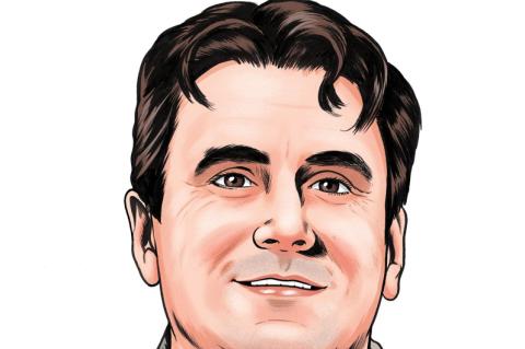 Illustrated portrait of Farshid Vahedifard 